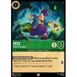 Lorcana Löskort: Archazia’s Island: Pete - Pirate Scoundrel (Foil)