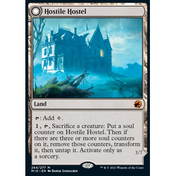 Magic löskort: Innistrad: Midnight Hunt: Hostile Hostel // Creeping Inn