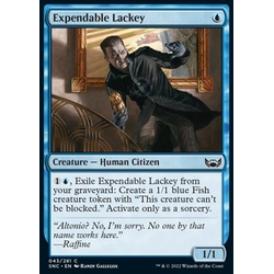 Magic löskort: Streets Of New Capenna: Expendable Lackey