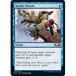 Magic löskort: Core Set 2021: Rookie Mistake (Foil)