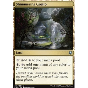 Magic löskort: Conspiracy: Take the Crown: Shimmering Grotto (Foil)