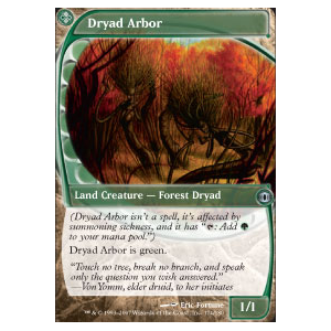 Magic löskort: Future Sight: Dryad Arbor