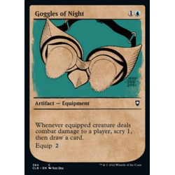 Magic löskort: Commander Legends: Battle for Baldur's Gate: Goggles of Night (Alternative art)