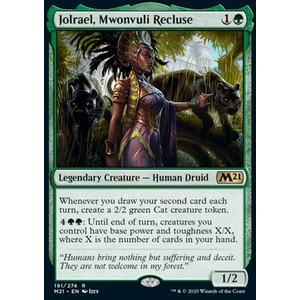 Magic löskort: Core Set 2021: Jolrael, Mwonvuli Recluse