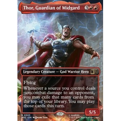 Magic löskort: Commander: Marvel Super Heroes: Thor, Guardian of Midgard (Foil)