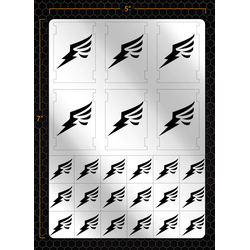 Airbrush Stencil: Hermes