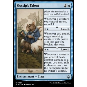 Magic löskort: Bloomburrow: Gossip's Talent (Foil)