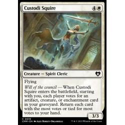 Magic löskort: Commander Masters: Custodi Squire