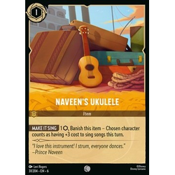Lorcana Löskort: Azurite Sea: Naveen's Ukulele