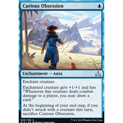 Magic löskort: Rivals of Ixalan: Curious Obsession