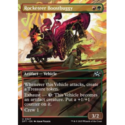 Magic löskort: Magic: Aetherdrift: Rocketeer Boostbuggy (alternative art)