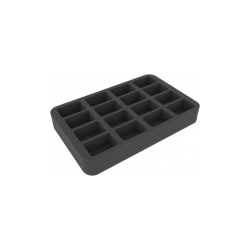 Feldherr 40mm Half-size foam tray with 16 Slots - Star Wars Legion