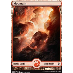 Magic löskort: Battle for Zendikar: Mountain, version 265