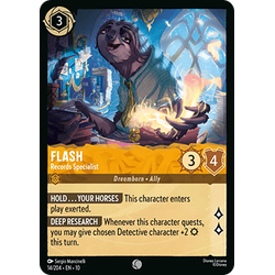 Lorcana Löskort: Whispers in the Well: Flash - Records Specialist (Foil)