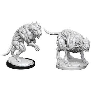 Pathfinder Deep Cuts (Unpainted): Hell Hounds (2)