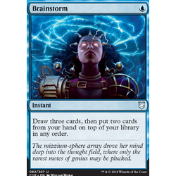 Magic löskort: Commander 2018: Brainstorm