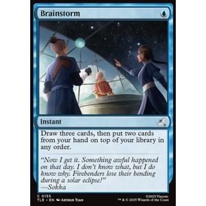 Magic löskort: Avatar: The Last Airbender: Eternal: Brainstorm (Foil)