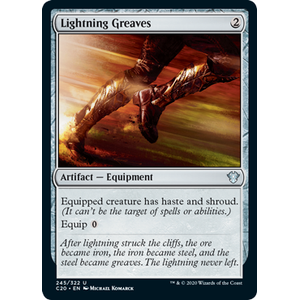 Magic löskort: Commander 2020: Lightning Greaves