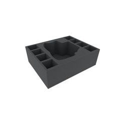 Feldherr 100mm Full-size foam tray with base -  BE' LAKOR  and 8 additional miniatures - 9 cut outs