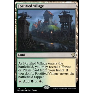 Magic löskort: Commander: Phyrexia: All Will Be One: Fortified Village