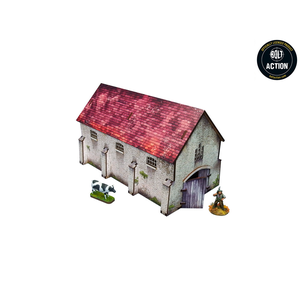 Pre-Painted WW2 Normandy Cowshed