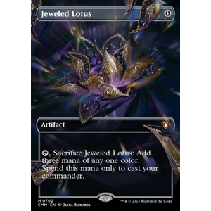 Magic löskort: Commander Masters: Jeweled Lotus (alternative art)