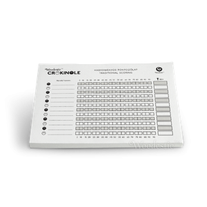 Crokinole Scoring Sheet (100 st)