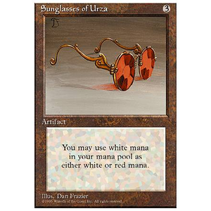 Magic löskort: 4th Edition: Sunglasses of Urza