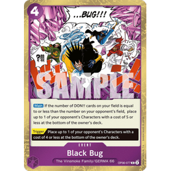 One Piece Löskort: Wings of the Captain: Black Bug (Foil)