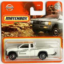Matchbox:'95 Nissan Hardbody (D21) white - Moving Parts (1/64)