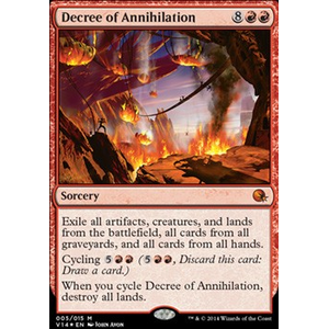 Magic löskort: Annihilation: Decree of Annihilation (Foil)