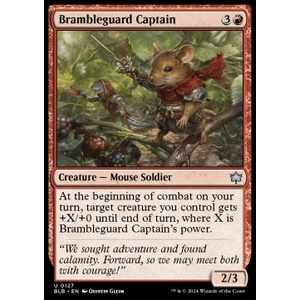 Magic löskort: Bloomburrow: Brambleguard Captain