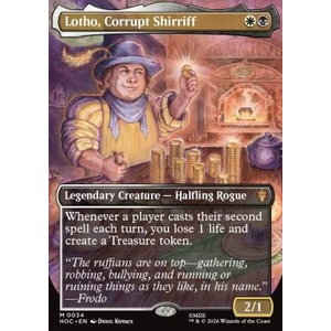 Magic löskort: The Hobbit: Lotho, Corrupt Shirriff (foil)