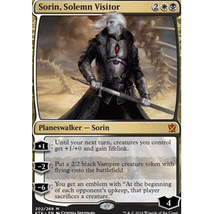 Magic löskort: Khans of Tarkir: Sorin, Solemn Visitor