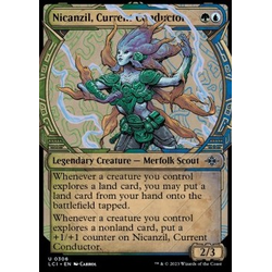 Magic löskort: The Lost Caverns of Ixalan: Nicanzil, Current Conductor (alternative art)