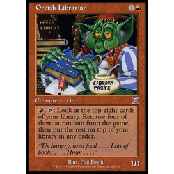 Magic löskort: Timeshifted: Orcish Librarian