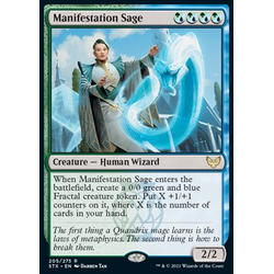 Magic Löskort: Strixhaven: School of Mages: Manifestation Sage