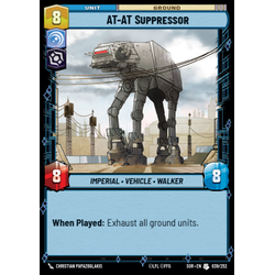 Star Wars: Unlimited Löskort: Spark of Rebellion: AT-AT Suppressor