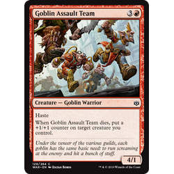Magic löskort: War of the Spark: Goblin Assault Team