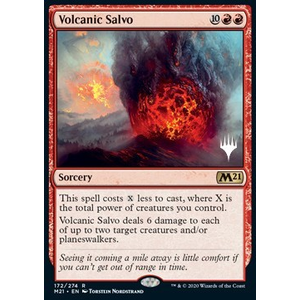 Magic löskort: Core Set 2021: Volcanic Salvo (Promo)