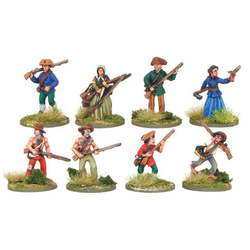 French-Indian War: Armed Colonial Settlers