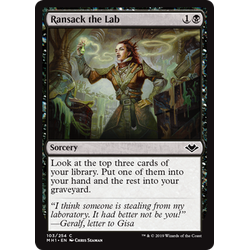Magic löskort: Modern Horizons: Ransack the Lab