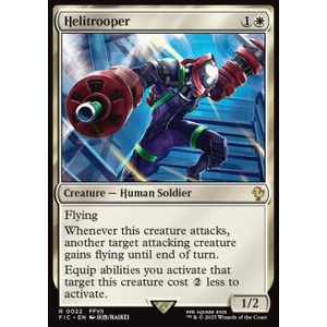Magic löskort: Magic: The Gathering - FINAL FANTASY: Commander: Helitrooper