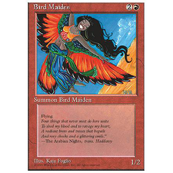 Magic löskort: 4th Edition: Bird Maiden