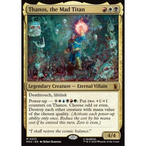 Magic löskort: Marvel Super Heroes: Thanos, the Mad Titan