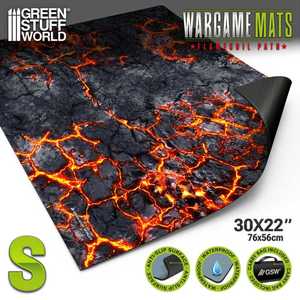 Neoprene Mat 22x32" Flamecoil Path (56x76cm)