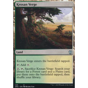 Magic löskort: Zendikar Rising Commander Decks: Krosan Verge