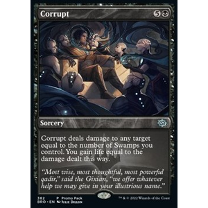 Magic löskort: The Brothers' War: Corrupt (alternative art)