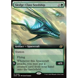 Magic löskort: Edge of Eternities: Sledge-Class Seedship (alternative art)