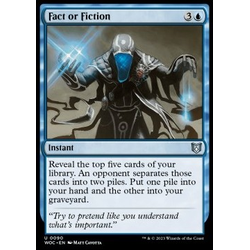 Magic löskort: Commander: Wilds of Eldraine: Fact or Fiction